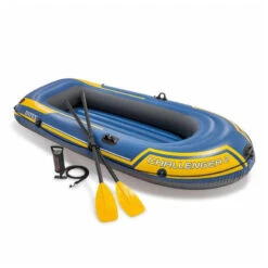 BATEAU GONFLABLE INTEX CHALLENGER 2 + 2 RAMES + GONFLEUR -Kayak Libre Magasin bateau gonflable intex challenger 2 2 rames gonfleur 6