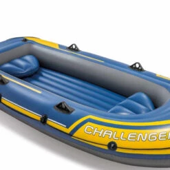 BATEAU GONFLABLE INTEX CHALLENGER 3 + 2 RAMES + GONFLEUR -Kayak Libre Magasin bateau gonflable intex challenger 3 2 rames gonfleur 5