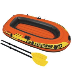 BATEAU GONFLABLE INTEX EXPLORER PRO 200 + 2 RAMES + GONFLEUR -Kayak Libre Magasin bateau gonflable intex explorer pro 200 2 rames gonfleur 3