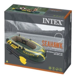 BATEAU GONFLABLE INTEX SEAHAWK 2 + 2 RAMES + GONFLEUR -Kayak Libre Magasin bateau gonflable intex seahawk 2 2 rames gonfleur 2