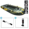 BATEAU GONFLABLE INTEX SEAHAWK 4 + 2 RAMES + GONFLEUR -Kayak Libre Magasin bateau gonflable intex seahawk 4 2 rames gonfleur