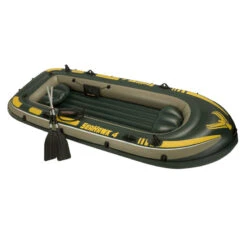 BATEAU GONFLABLE INTEX SEAHAWK 4 + 2 RAMES + GONFLEUR -Kayak Libre Magasin bateau gonflable intex seahawk 4 2 rames gonfleur 4
