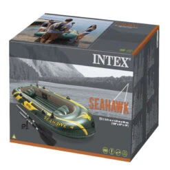 BATEAU GONFLABLE INTEX SEAHAWK 4 + 2 RAMES + GONFLEUR -Kayak Libre Magasin bateau gonflable intex seahawk 4 2 rames gonfleur 5