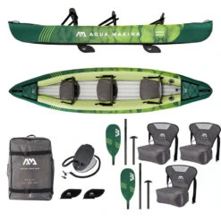 Kayak Libre Magasin 11 KAYAK AQUA MARINA RIPPLE 3 PERSONNES 370