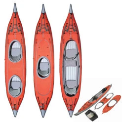 KAYAK GONFLABLE ADVANCED ELEMENTS FRAME CONVERTIBLE ROUGE -Kayak Libre Magasin kayak gonflable advanced elements frame convertible rouge 2