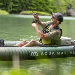 KAYAK GONFLABLE AQUA MARINA CALIBER PECHE 22 KAYAK GONFLABLE AQUA MARINA CALIBER PECHE -Kayak Libre Magasin kayak gonflable aqua marina caliber peche 8