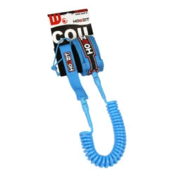 LEASH DE SUP HOWZIT COIL BLEU 9' -Kayak Libre Magasin leash de sup howzit coil bleu 9 1 4