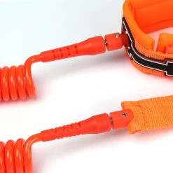 LEASH DE SUP HOWZIT COIL ORANGE -Kayak Libre Magasin leash de sup howzit coil orange 3