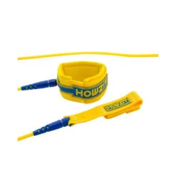 LEASH SURF HOWZIT JAUNE 6.0 -Kayak Libre Magasin leash surf howzit jaune 60 3