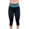 Leggings 3/4 ActiV Noir Gris Femme VAIKOBI -Kayak Libre Magasin leggings 3 4 activ noir gris femme vaikobi